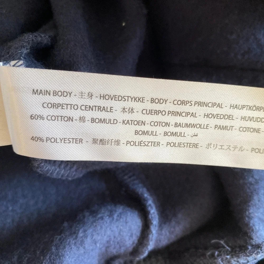 Ariat Real Navy Blue Hoodie Sweatshirt Women Size L Shield Graphic Logo NWT Gift - Picture 4 of 10